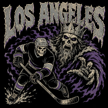 USA 32 Teams Ice Hockey Skull Sweatshirt | Vintage 90s All Team Sport Top