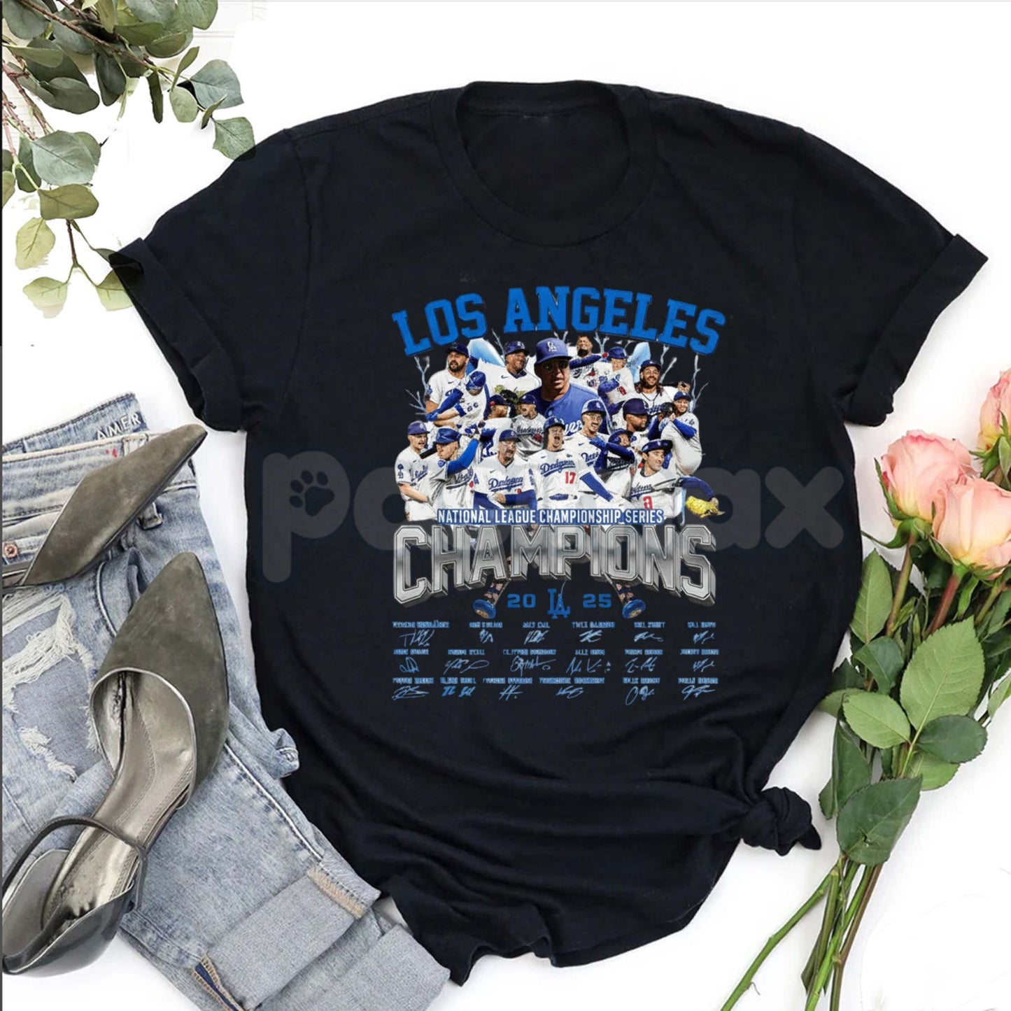 Los Angeles Champions T-Shirt - LA Sports Fan Victory Apparel, Unisex Game Day Graphic Tee, City Pride Top-Pasimax