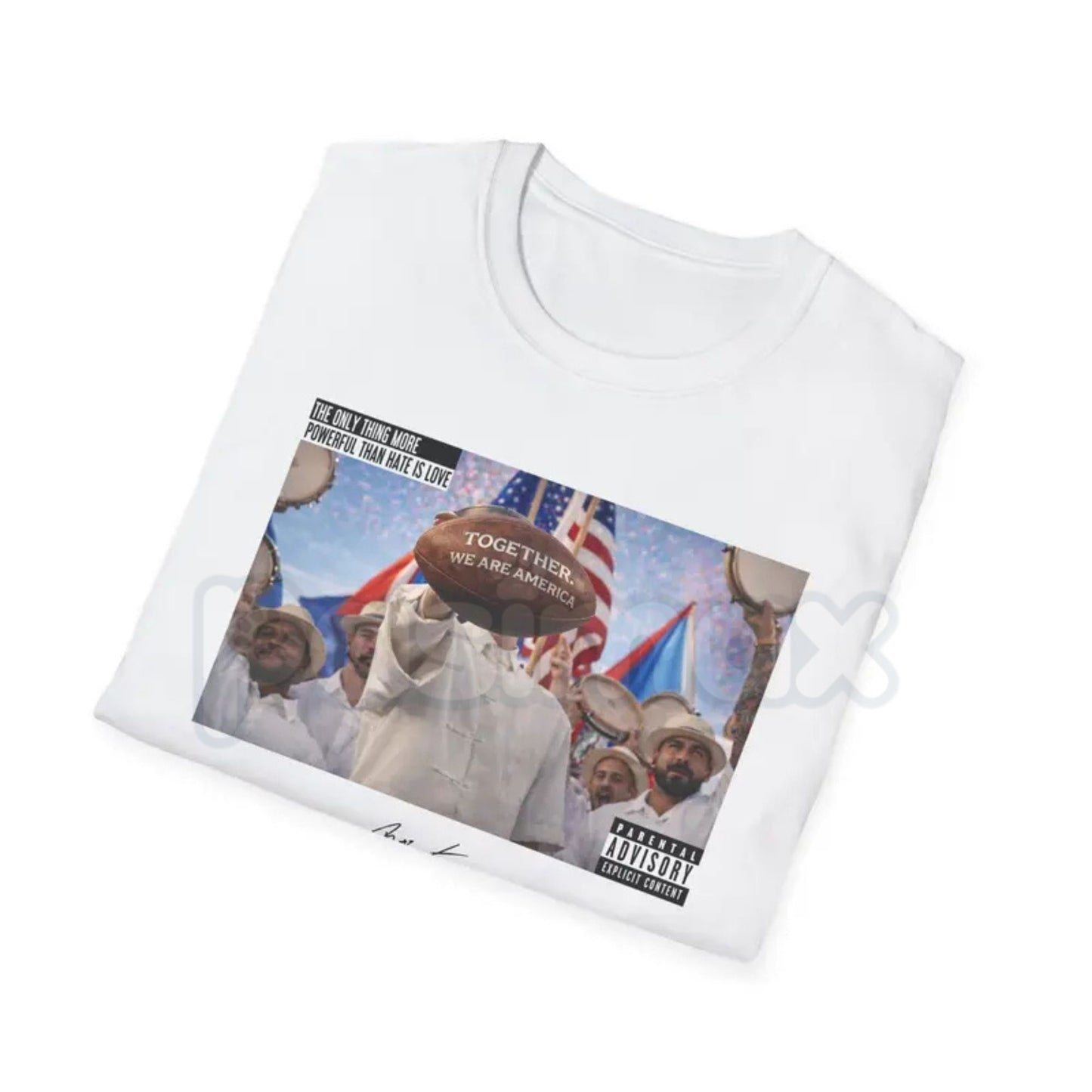 "Love Is More Powerful Than Hate" Inspirational T-Shirt - Peace & Unity Statement Graphic Tee, Premium Heavyweight Unisex 100% Cotton Top, Social Justice Advocacy Shirt, Kindness Matters Gift, Positive Quote Activist Streetwear-Pasimax