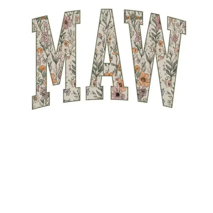 Floral Grandma Gigi Nana Mimi Mama Sweatshirt | Floral Family Crewneck