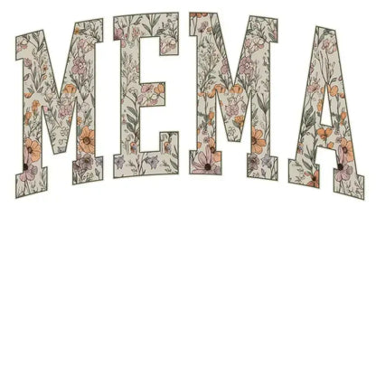Floral Grandma Gigi Nana Mimi Mama Sweatshirt | Floral Family Crewneck