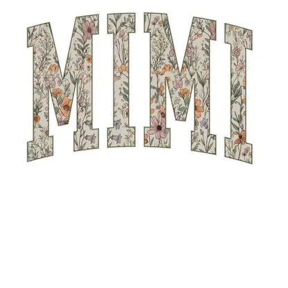 Floral Grandma Gigi Nana Mimi Mama Sweatshirt | Floral Family Crewneck
