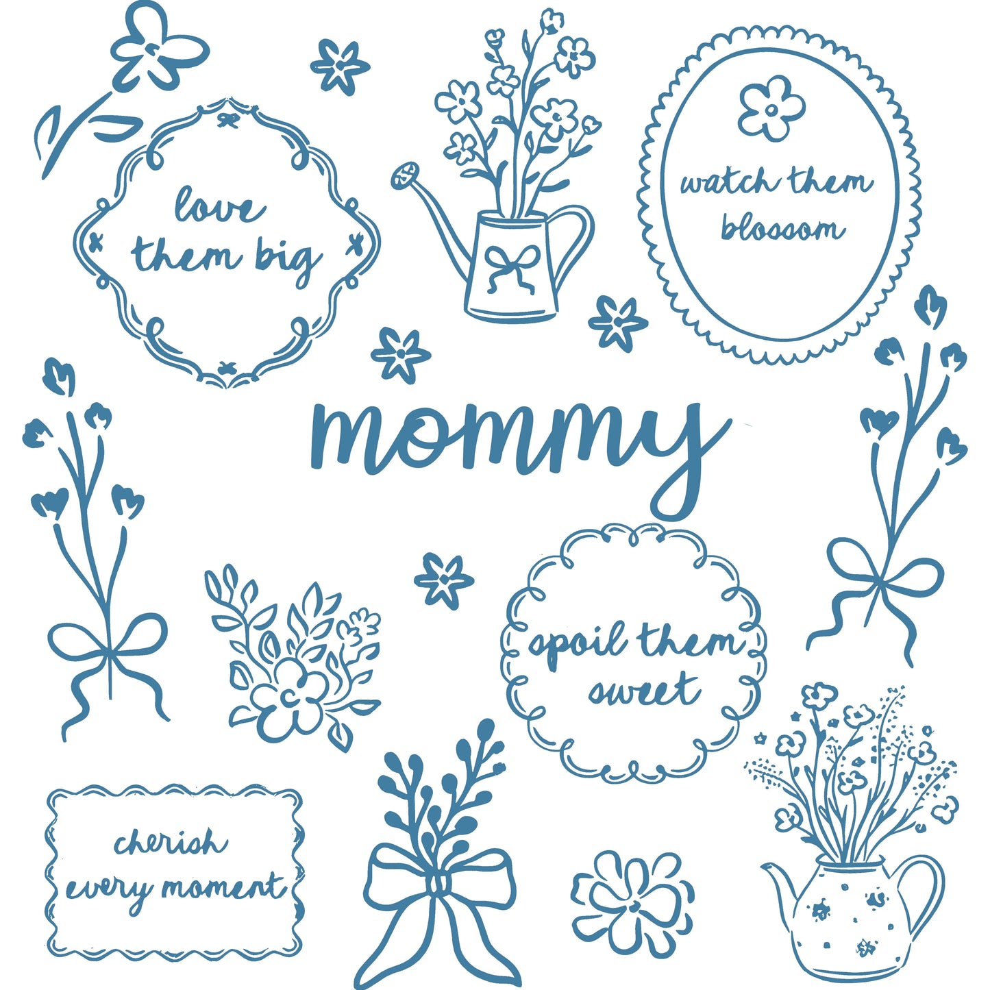 Comfort Colors® Custom Floral Grandma T-Shirt – Personalized Floral Mama Shirt, Aesthetic Wildflower Grandmother Gift, Trendy Spring Garden Tee