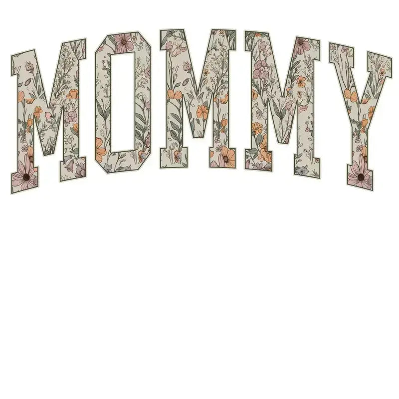Floral Grandma Gigi Nana Mimi Mama Sweatshirt | Floral Family Crewneck