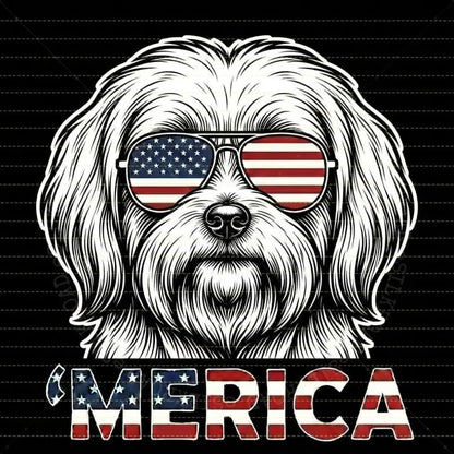 Comfort Colors® Vintage Dog 4th of July T-Shirt – Retro Patriotic Puppy Graphic Tee, Aesthetic Red White and Blue Dog Mom Dad Independence Day Top