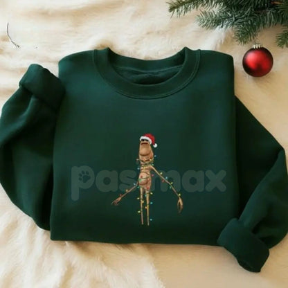 Marcus The Worm Sweatshirt | Cute Quirky Garden Graphic Jumper | Unique Absurdist Humor Crewneck-Pasimax