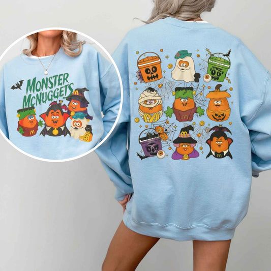 McNuggets Buddies 2-Sided Sweatshirt | Vintage 90s Pop Culture Crewneck-Pasimax