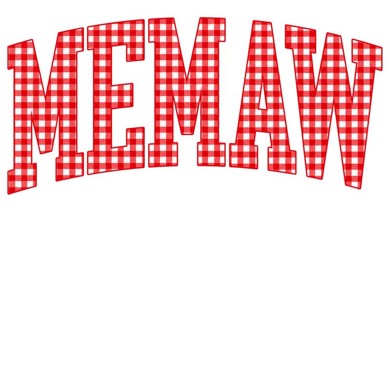 Customize MAMA Gingham Christmas Sweatshirt | Cute Personalized Mom Holiday Crewneck