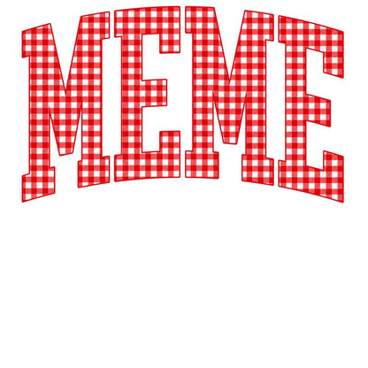 Customize MAMA Gingham Christmas Sweatshirt | Cute Personalized Mom Holiday Crewneck