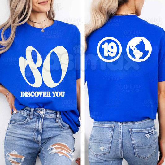 Men's Discover You T-Shirt – Inspirational Graphic Print Streetwear Tee, Casual Cotton Short Sleeve Shirt-Pasimax