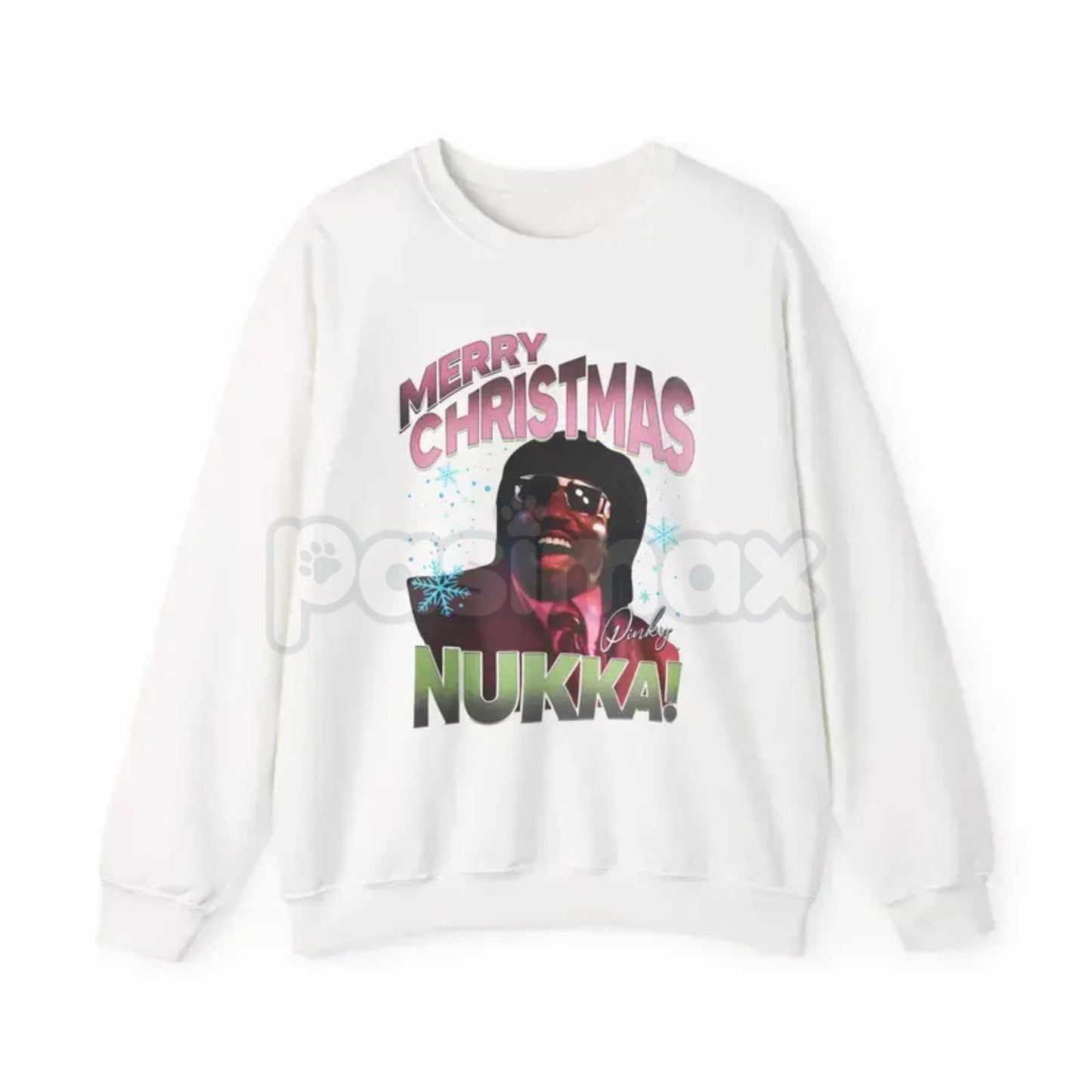 Merry Christmas Nukka Sweatshirt | Friday After Next Movie Quote Holiday Comedy Gift | Unisex Crewneck Fleece Jumper-Pasimax