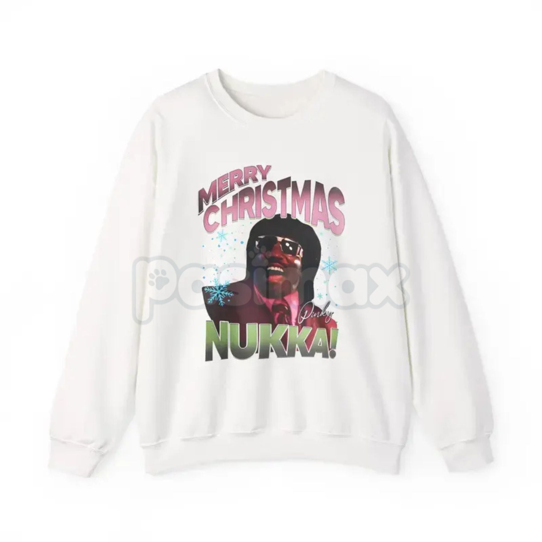 Merry Christmas Nukka Sweatshirt | Friday After Next Movie Quote Holiday Comedy Gift | Unisex Crewneck Fleece Jumper-Pasimax