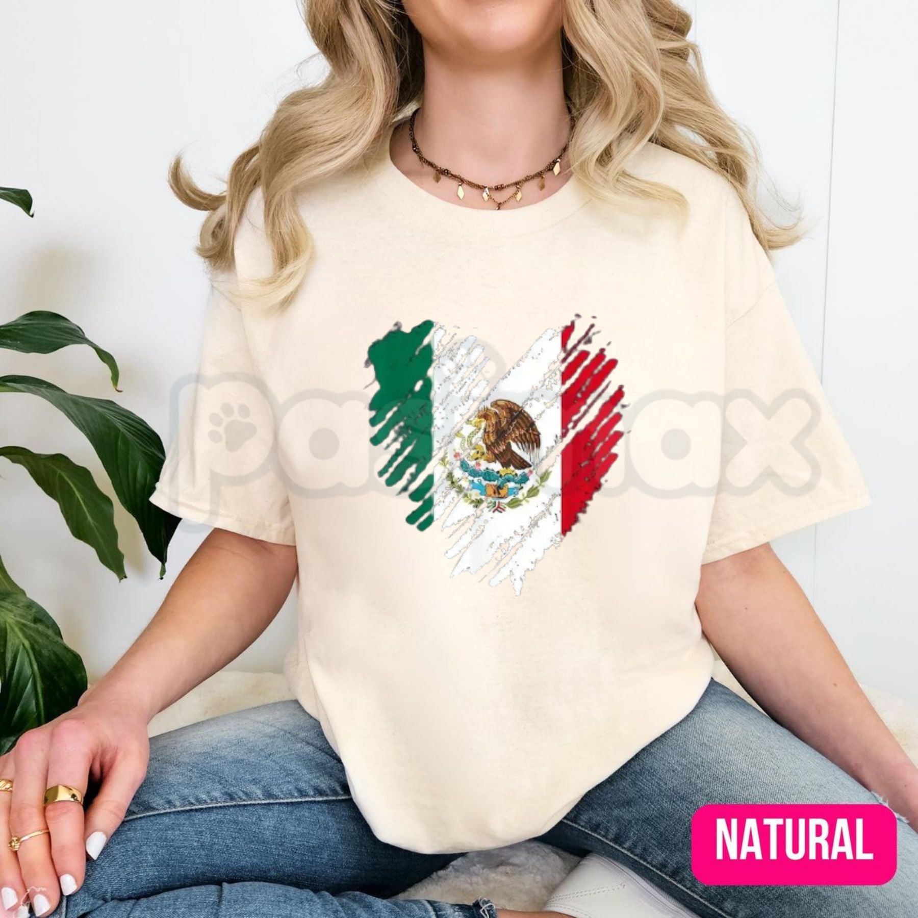Mexico City Mexican Flag Heart T-Shirt – CDMX Heart Graphic Tee, Cute Mexico Pride Heritage Gift Unisex Shirt-Pasimax