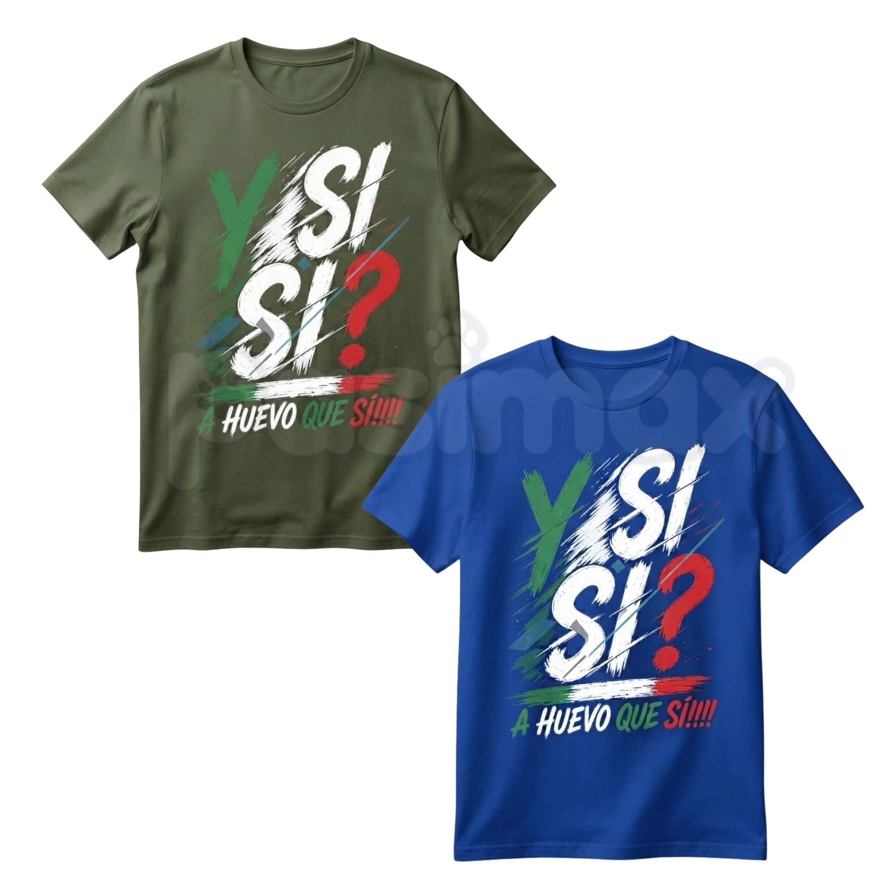 Mexico Spirit Cotton T-Shirt – Bold Mexican Flag Colors Graphic Tee, Premium Viva Mexico Heritage Unisex Streetwear Shirt-Pasimax