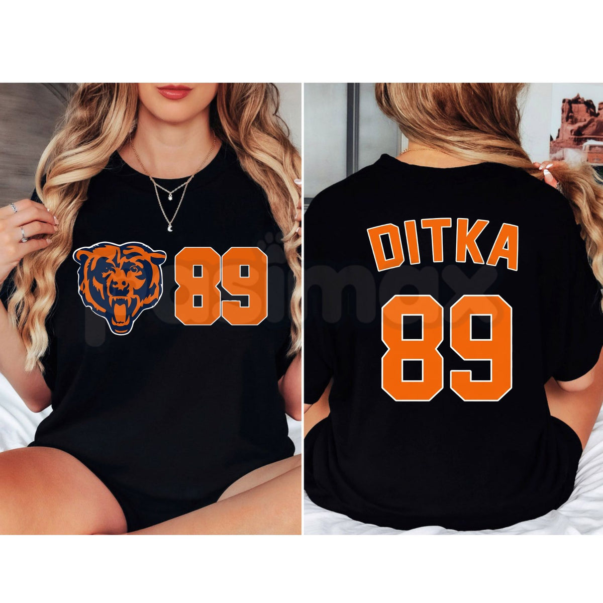 Mike Ditka #89 Chicago Bears Jersey T-Shirt – Retro Gridiron Fan Shirt-Pasimax