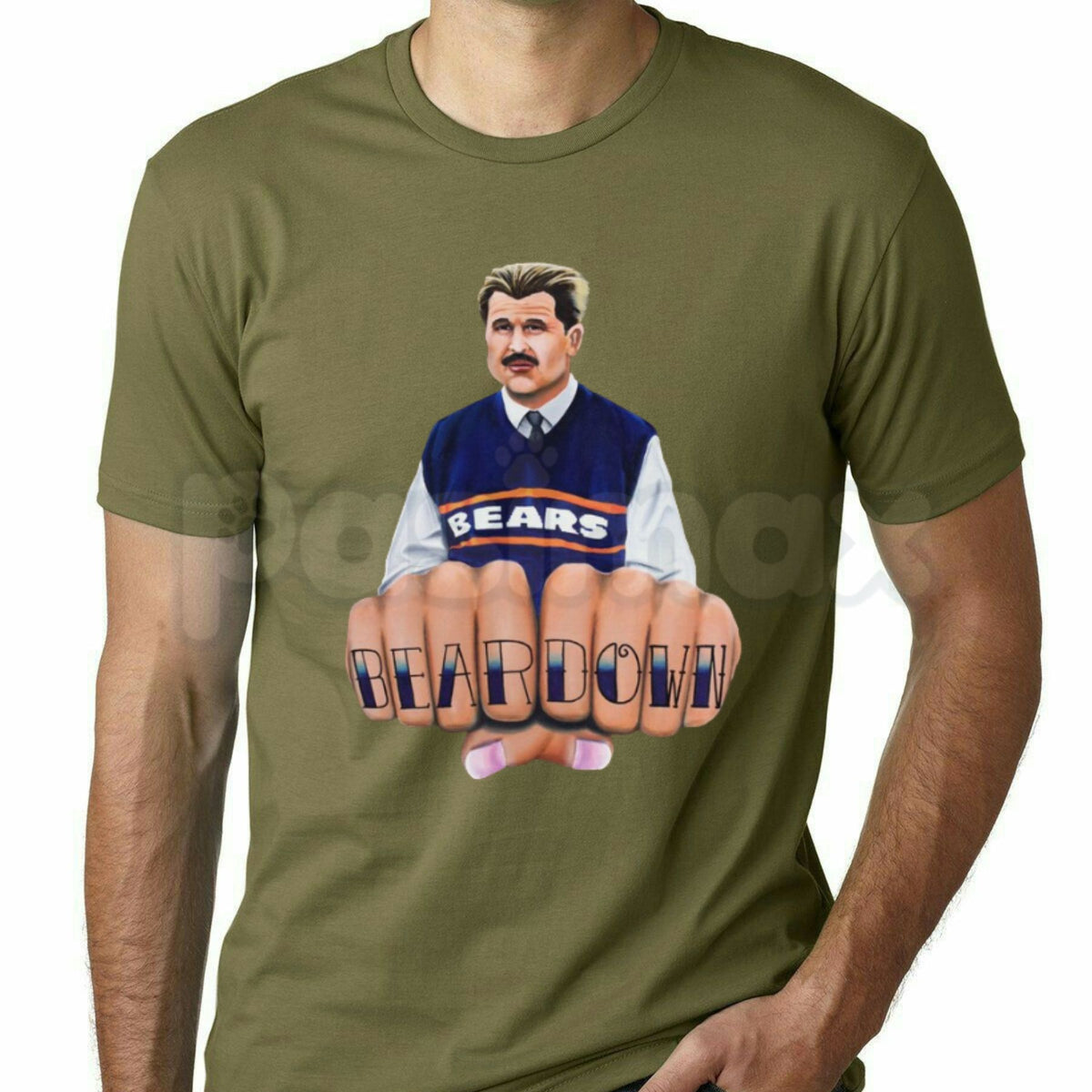 Mike Ditka Bear Down Unisex T-Shirt – Chicago Football Legend Graphic Tee-Pasimax