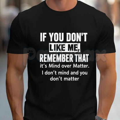 Mind Over Matter T-Shirt – Inspirational Fitness Unisex Cotton Graphic Tee-Pasimax