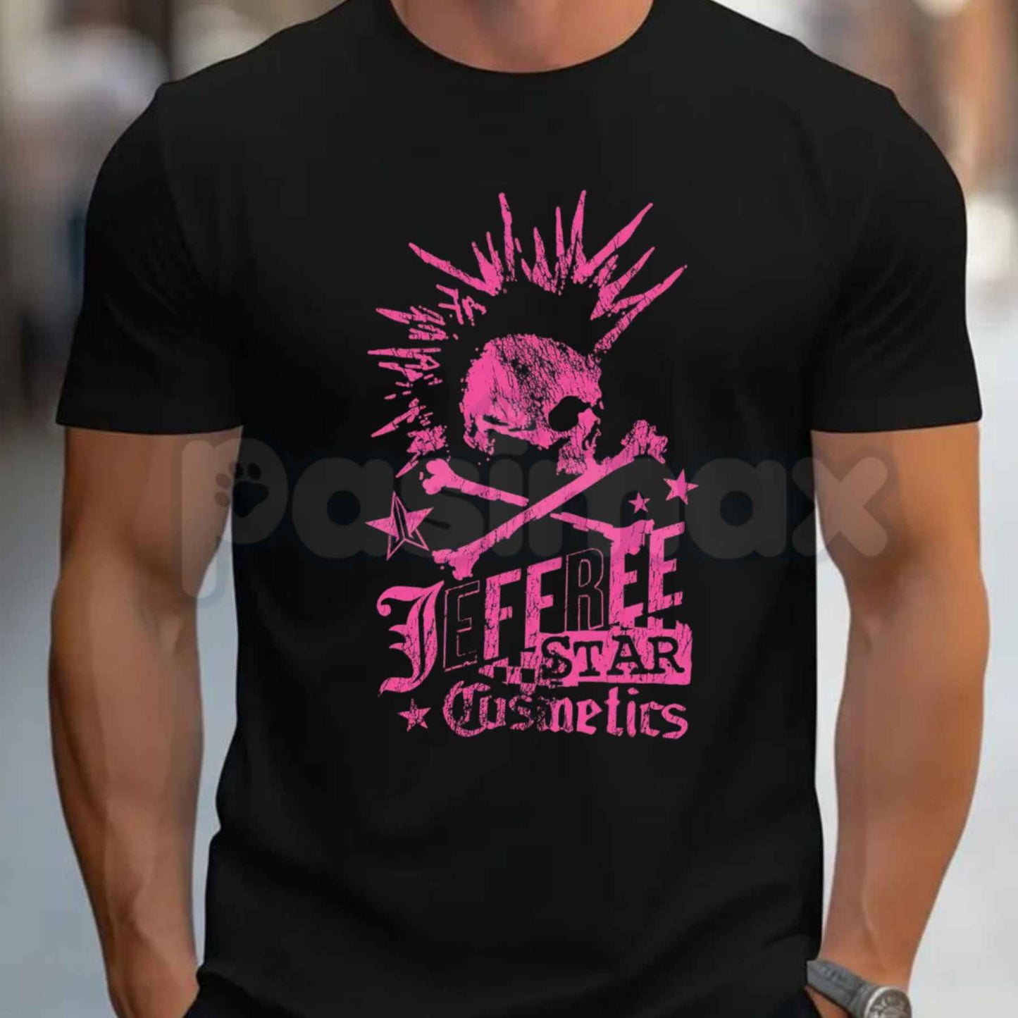 Mohawk Warped Tour T-Shirt – Vintage Pop Punk Rock Unisex Cotton Graphic Tee-Pasimax
