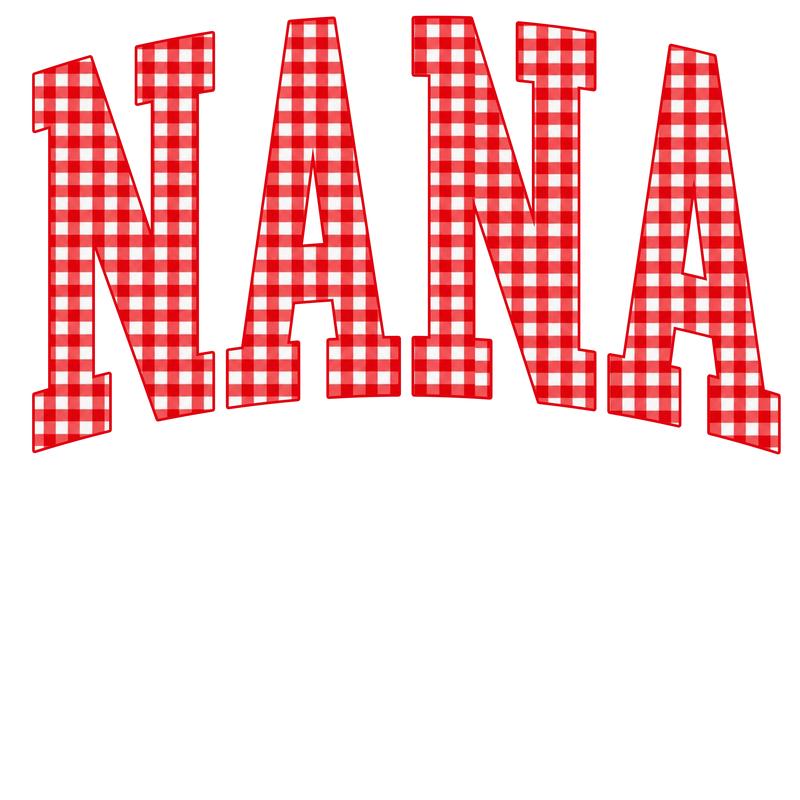 Customize MAMA Gingham Christmas Sweatshirt | Cute Personalized Mom Holiday Crewneck