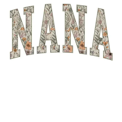 Floral Grandma Gigi Nana Mimi Mama Sweatshirt | Floral Family Crewneck
