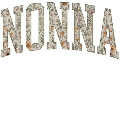 Floral Grandma Gigi Nana Mimi Mama Sweatshirt | Floral Family Crewneck