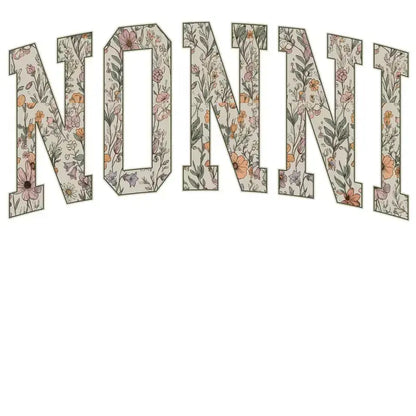 Floral Grandma Gigi Nana Mimi Mama Sweatshirt | Floral Family Crewneck