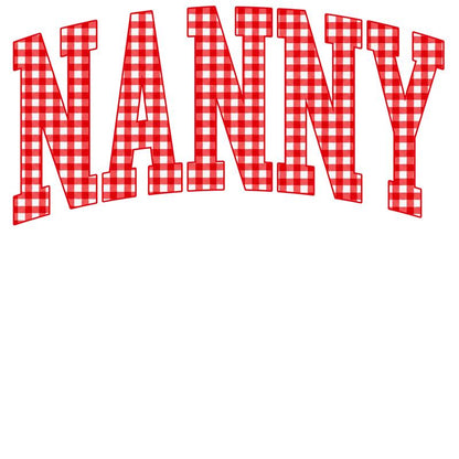 Customize MAMA Gingham Christmas Sweatshirt | Cute Personalized Mom Holiday Crewneck