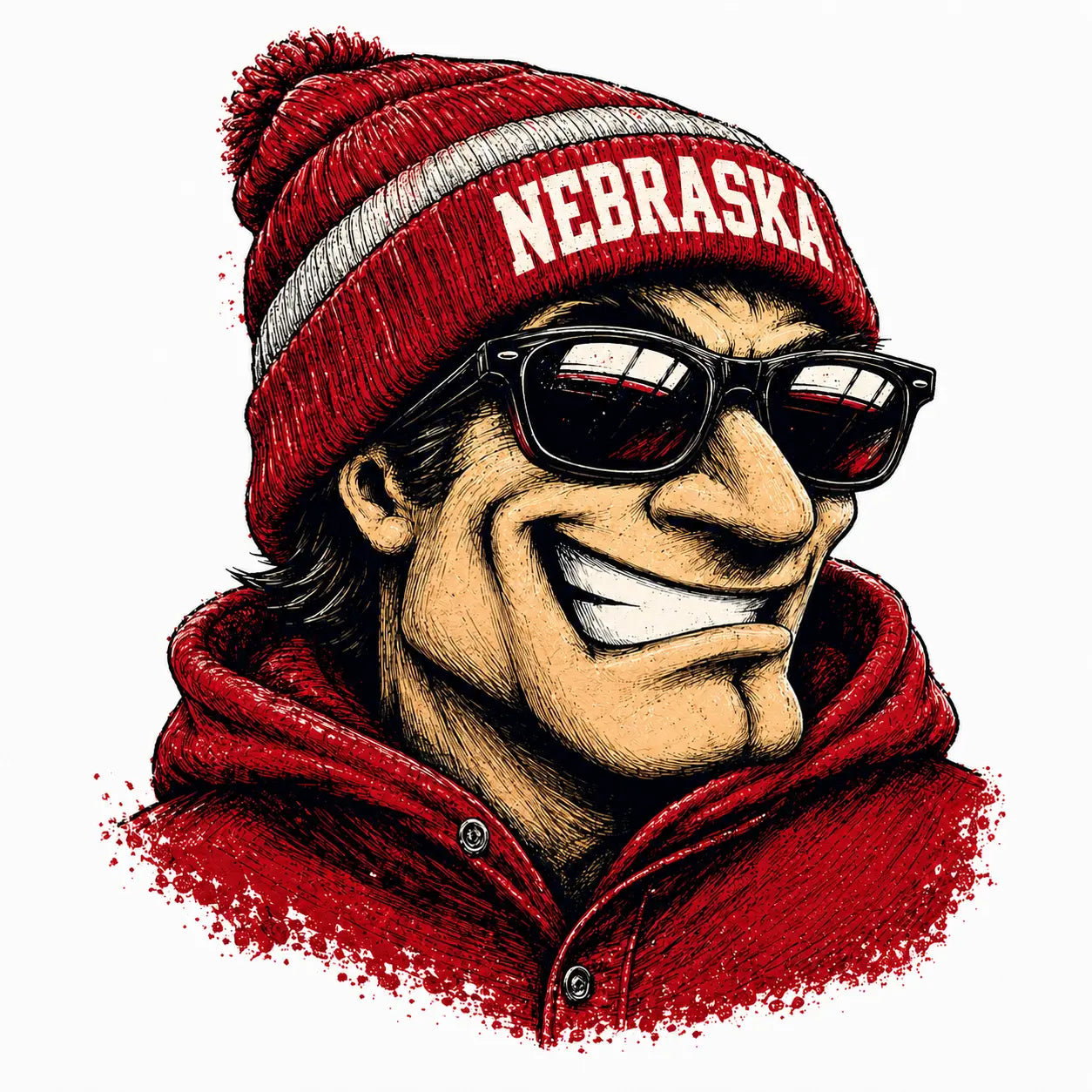College Football Spirit Animal Sweatshirt | Game Day Mascot Graphic Pullover