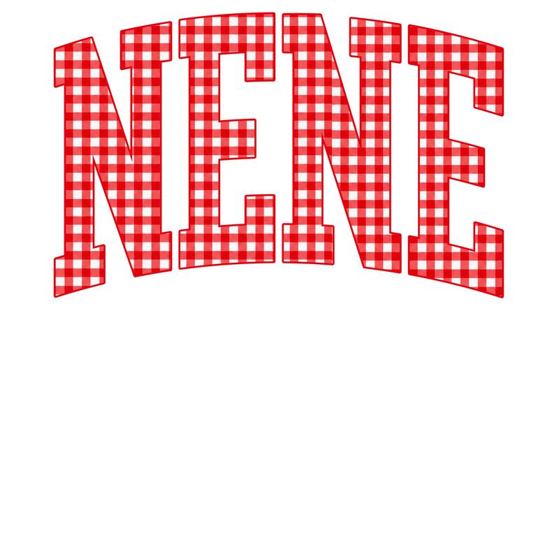 Customize MAMA Gingham Christmas Sweatshirt | Cute Personalized Mom Holiday Crewneck