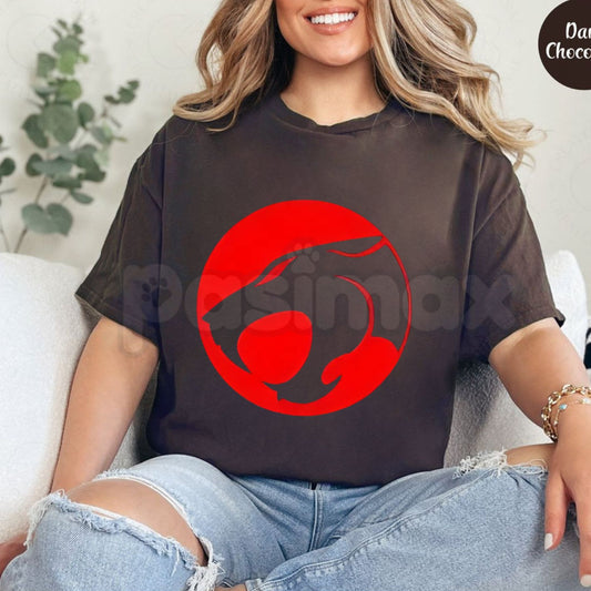 New Cartoon Anime "ThunderCats" T-Shirt – Retro 80s Graphic Tee, Premium 100% Cotton Harajuku Streetwear Top, Soft Lived-In Heavyweight Oversized Fan Fashion, Made in USA-Pasimax