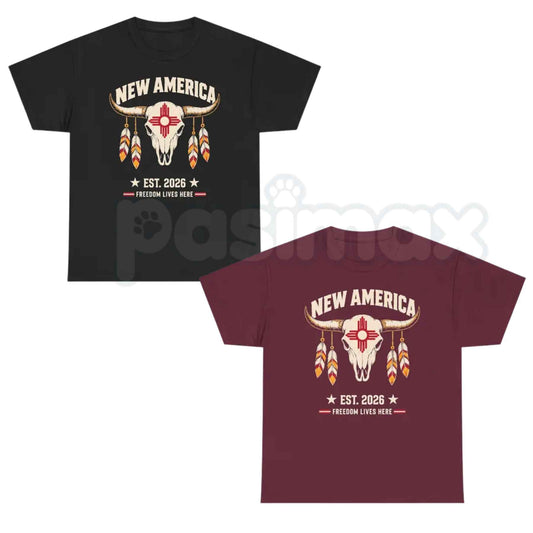 New Mexico To New America Zia Sun T-Shirt – Southwestern Pride Unisex Graphic Tee-Pasimax