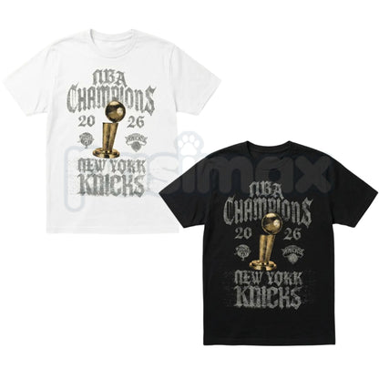 New York Knicks NBA Champions T-Shirt – Knicks Nation Victory Celebration Novelty Graphic Tee-Pasimax