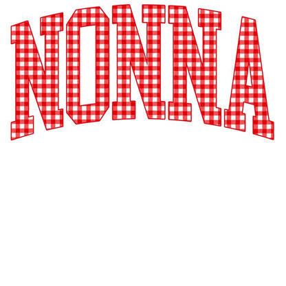 Customize MAMA Gingham Christmas Sweatshirt | Cute Personalized Mom Holiday Crewneck