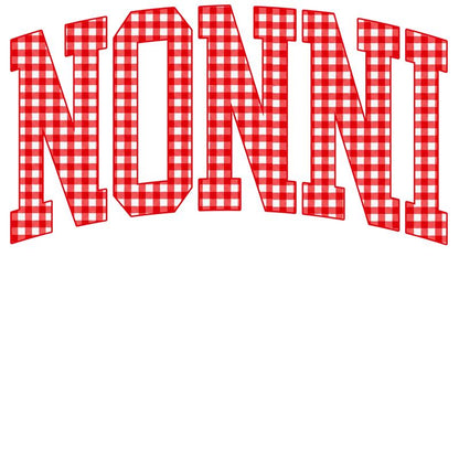 Customize MAMA Gingham Christmas Sweatshirt | Cute Personalized Mom Holiday Crewneck