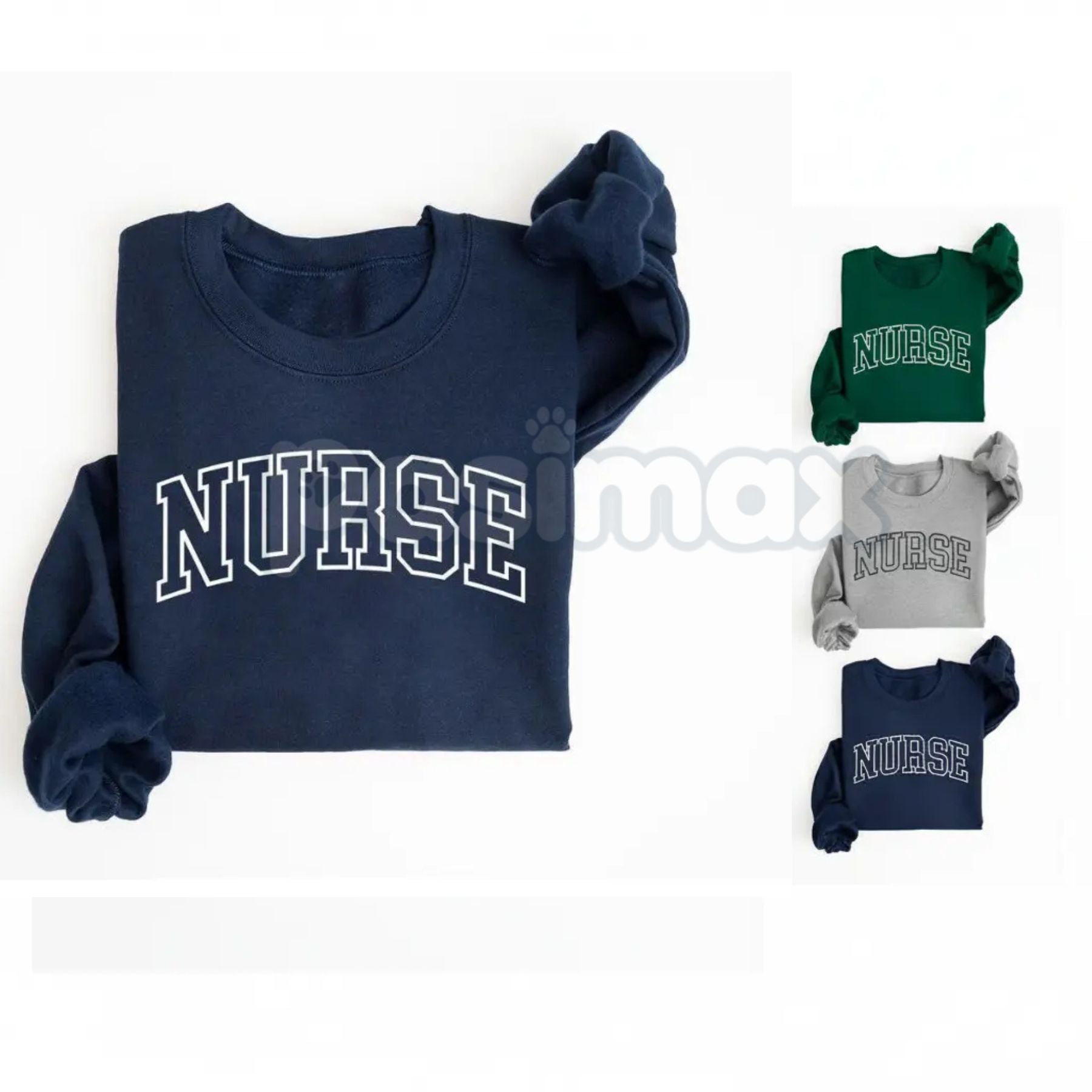 Nurse Sweatshirt | Dedicated Healthcare Professional Jumper | Comfortable RN LPN Gift | Nursing School Graduate Crewneck-Pasimax