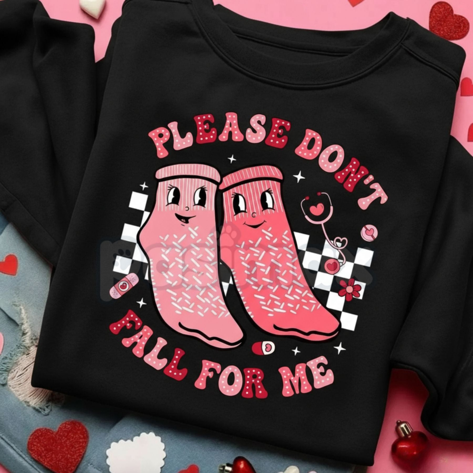 Nurse Valentine Sweatshirt | Valentine’s Day Nursing Sweater | Stethoscope Heart Crewneck | RN LPN Nursing Student Jumper | Aesthetic Medical Valentine Gift | Cute Nurse Practitioner Pullover-Pasimax