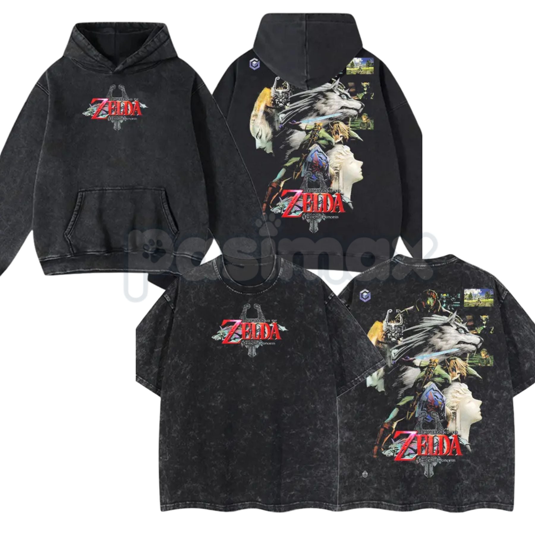 Zelda: Twilight Princess v2 Oversized Hoodie – Pasimax