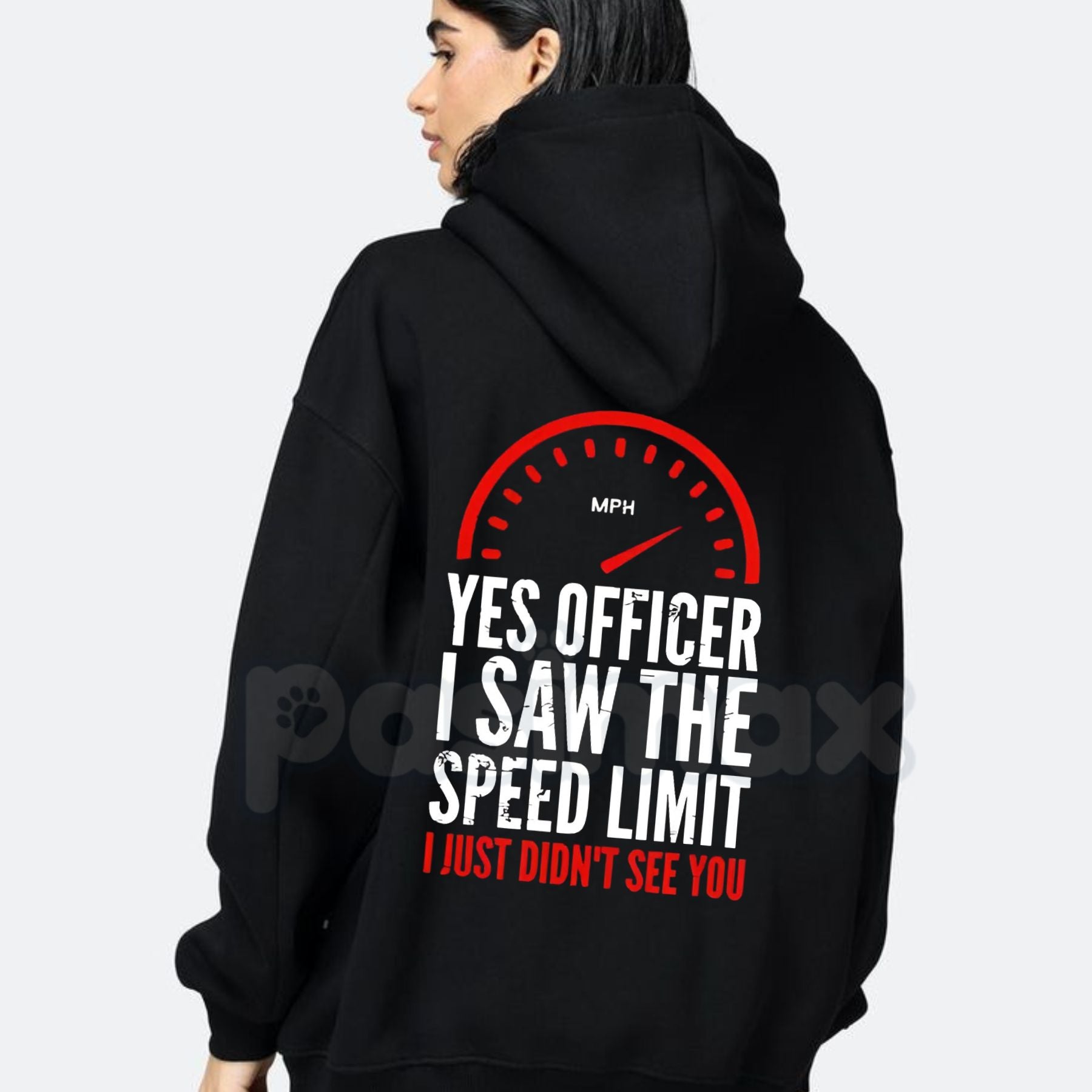 "Officer I Saw The Restriction Sign But I Didn't See You Alphabet" Hoodie – Funny Driving Slogan Pullover, Speeding Humor Apparel, Unisex-Pasimax