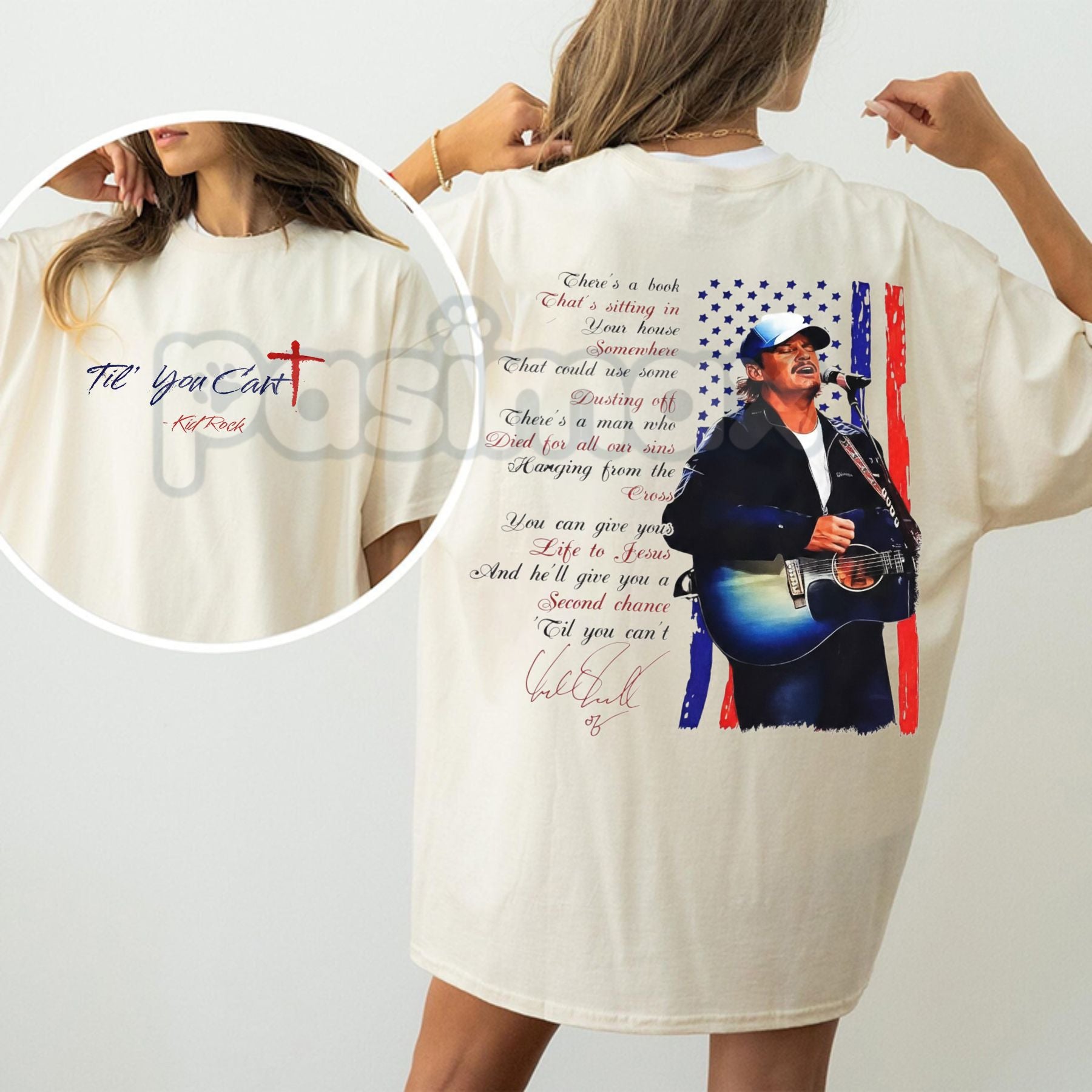 Official Kid Rock "Til You Can't" TPUSA Super Bowl 2026 T-Shirt - Commemorative Concert Graphic Tee, Premium Heavyweight Patriotic Rock Shirt, Limited Edition 2026 Tour Top, USA Heritage Celebration Apparel, Exclusive Event Souvenir Gear-Pasimax