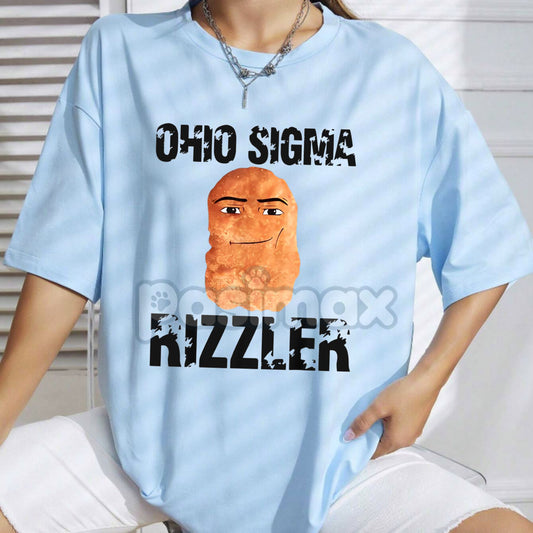 "Ohio Sigma" Meme T-Shirt - Funny Internet Memes Tee, Viral Ohio State Humor, Unisex Sigma Grindset Apparel-Pasimax