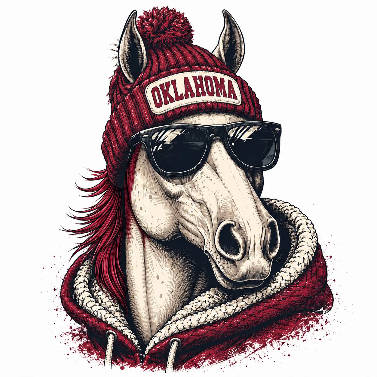 College Football Spirit Animal Sweatshirt | Game Day Mascot Graphic Pullover