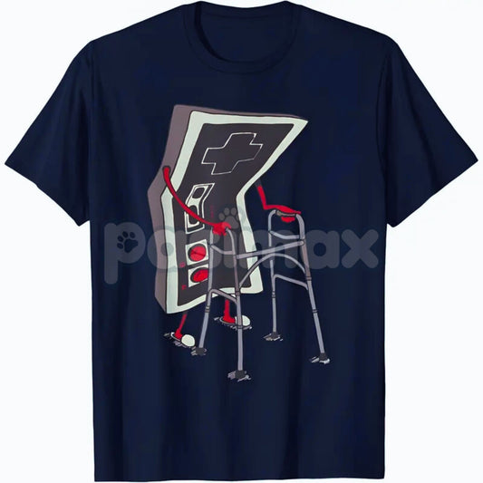 Old Gamer Retro Video Game T-Shirt - Classic Console Graphic Tee, Nostalgic Vintage Gaming Apparel, Gift for Veteran Gamers-Pasimax