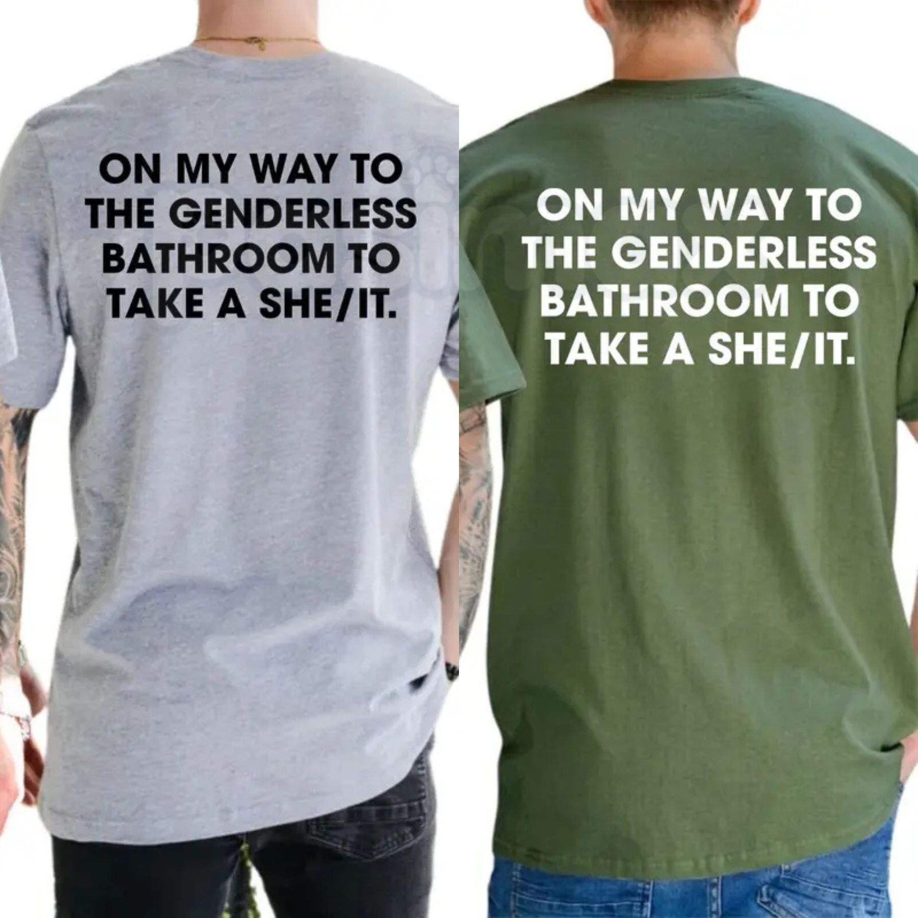 "On My Way" Genderless Graphic T-Shirt – Minimalist Modern Fluid Fit Unisex Crewneck Tee-Pasimax
