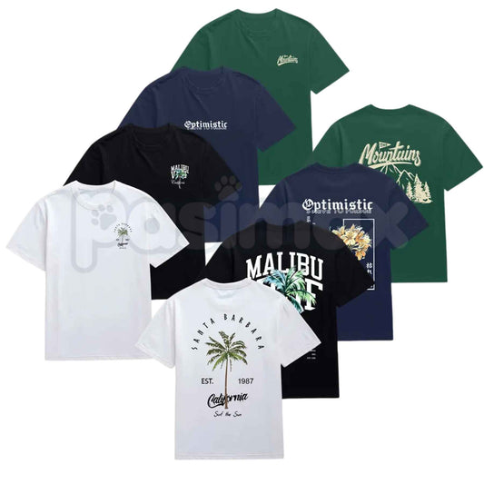 Outdoor & Coastal T-Shirt – Vintage Ocean Beach Nature Unisex Cotton Graphic Tee-Pasimax