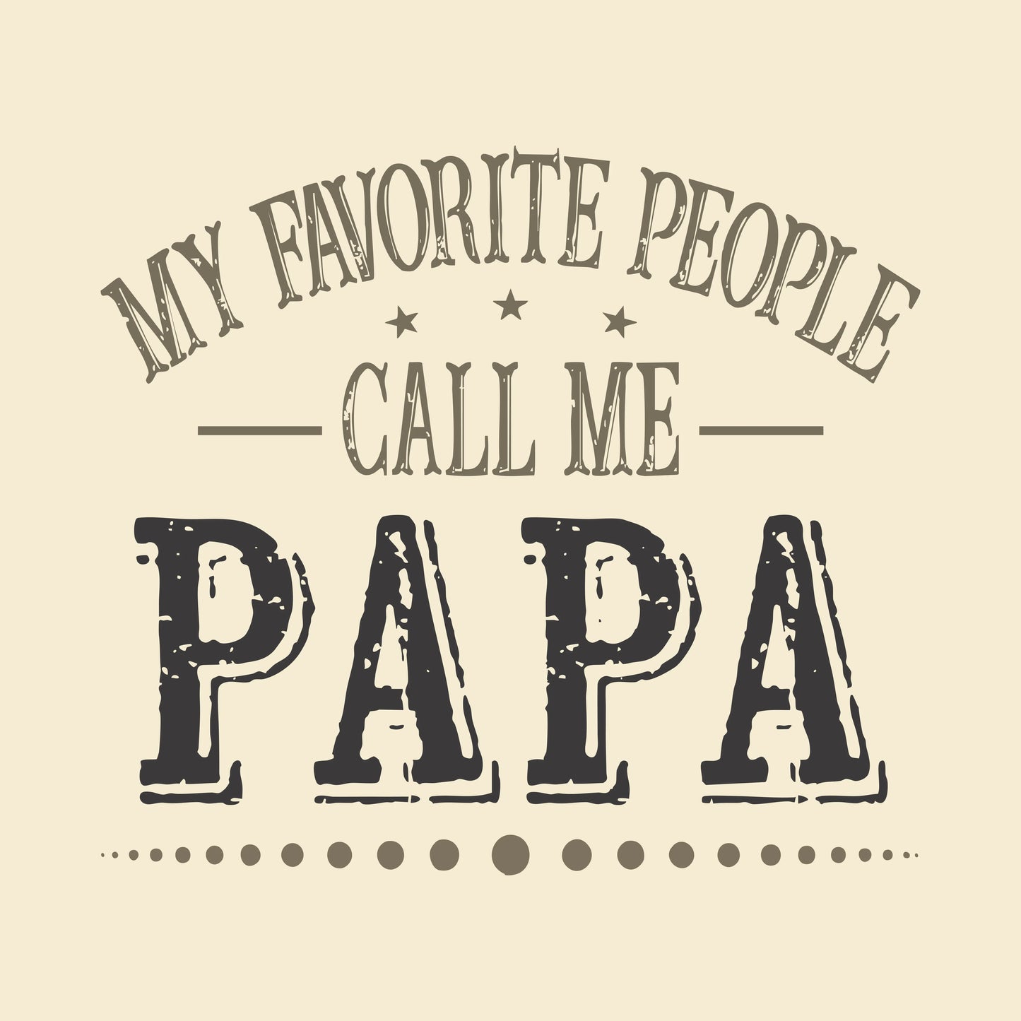 Comfort Colors® Custom "My Favorite People Call Me Papa" T-Shirt – Personalized Dad Graphic Tee, Aesthetic Retro Father's Day Gift Top
