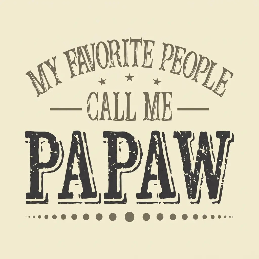 Comfort Colors® Custom "My Favorite People Call Me Papa" T-Shirt – Personalized Dad Graphic Tee, Aesthetic Retro Father's Day Gift Top