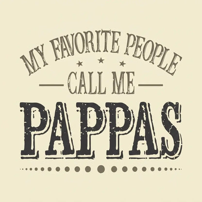 Comfort Colors® Custom "My Favorite People Call Me Papa" T-Shirt – Personalized Dad Graphic Tee, Aesthetic Retro Father's Day Gift Top