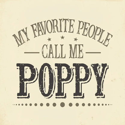 Comfort Colors® Custom "My Favorite People Call Me Papa" T-Shirt – Personalized Dad Graphic Tee, Aesthetic Retro Father's Day Gift Top