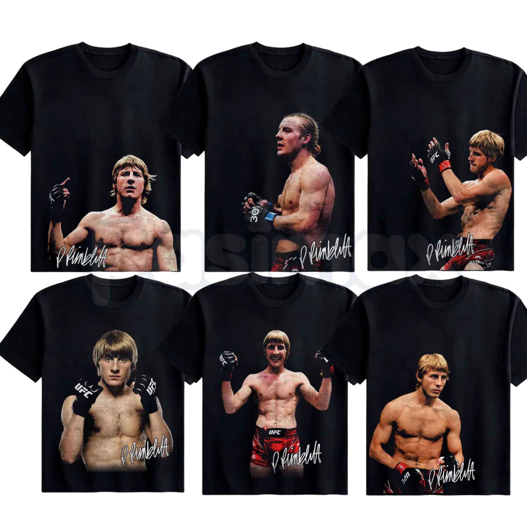 Paddy The Baddy Pimblett UFC Collection Menswear T Shirt – Funny MMA Fan Graphic Tee, Legendary Liverpool Scouse Fighter Unisex Cotton Streetwear Shirt-Pasimax