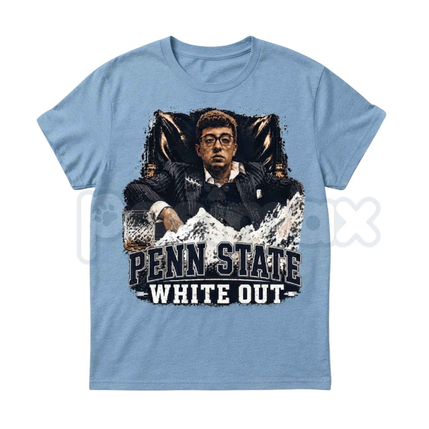 Penn Stay White Out T-Shirt – Funny Football Tailgate Unisex Cotton Graphic Tee-Pasimax